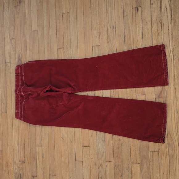 Kenneth Cole New York Hot Red 100% Cotton Mid Rise Jeans Size 4 - Picture 3 of 11